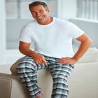Flannel Plaid Pajama Pants image number null