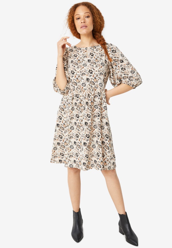 Keyhole A-line Dress image number 2