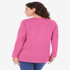 Plus Size Cotton Ultimate Long Sleeve Crewneck Tee image number null