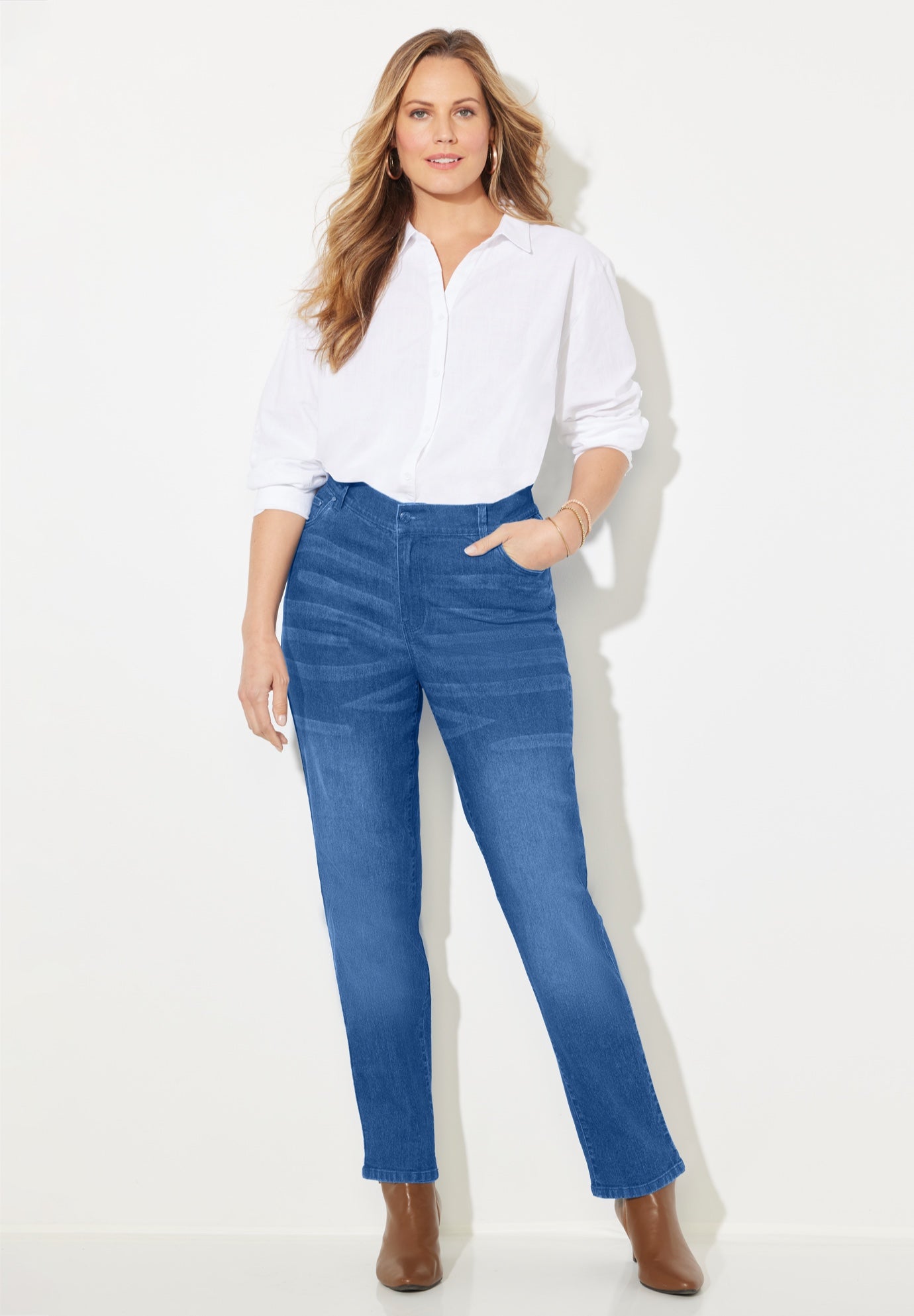 Right Fit&reg; Moderately Curvy Jean image number 7