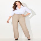 Sateen Stretch Curvy Pant image number null