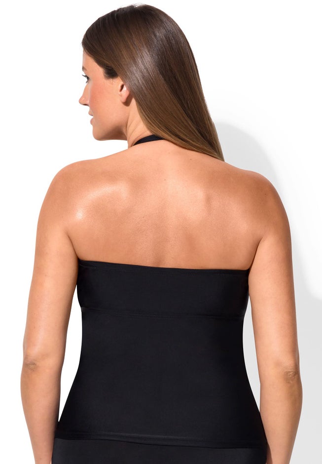 Fringe Bandeau Tankini Top image number 1