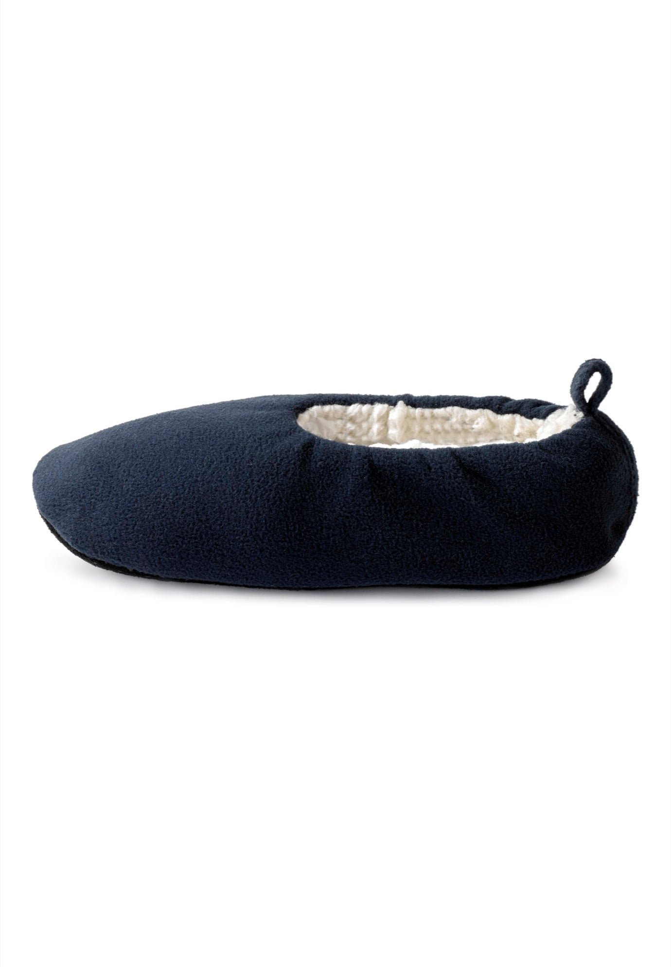Sherpa lined sock slipper image number 1