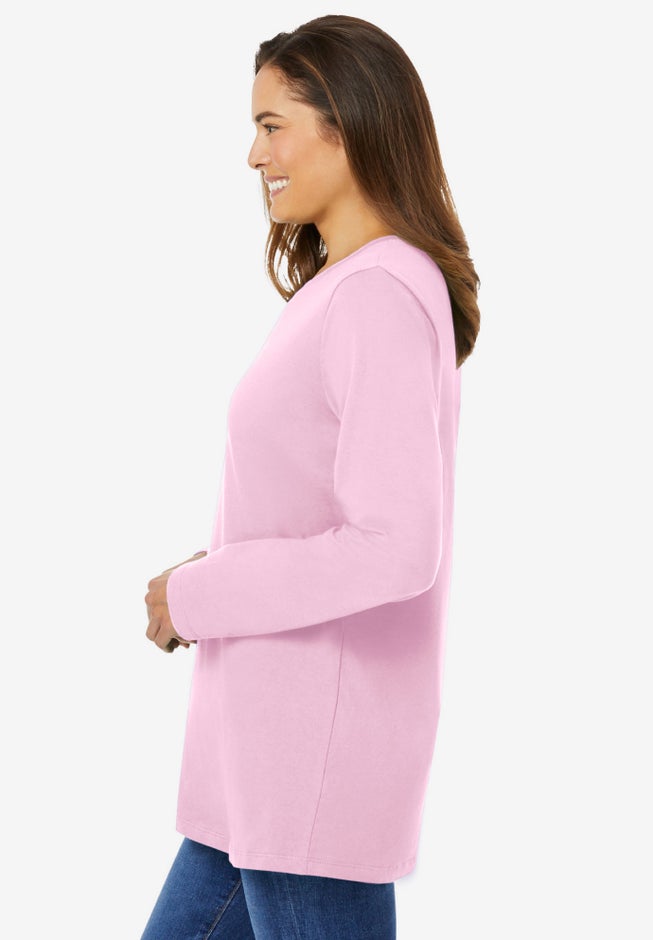 Perfect Long-Sleeve Crewneck Tee image number 2