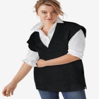 V-Neck Pullover Sweater Vest image number null