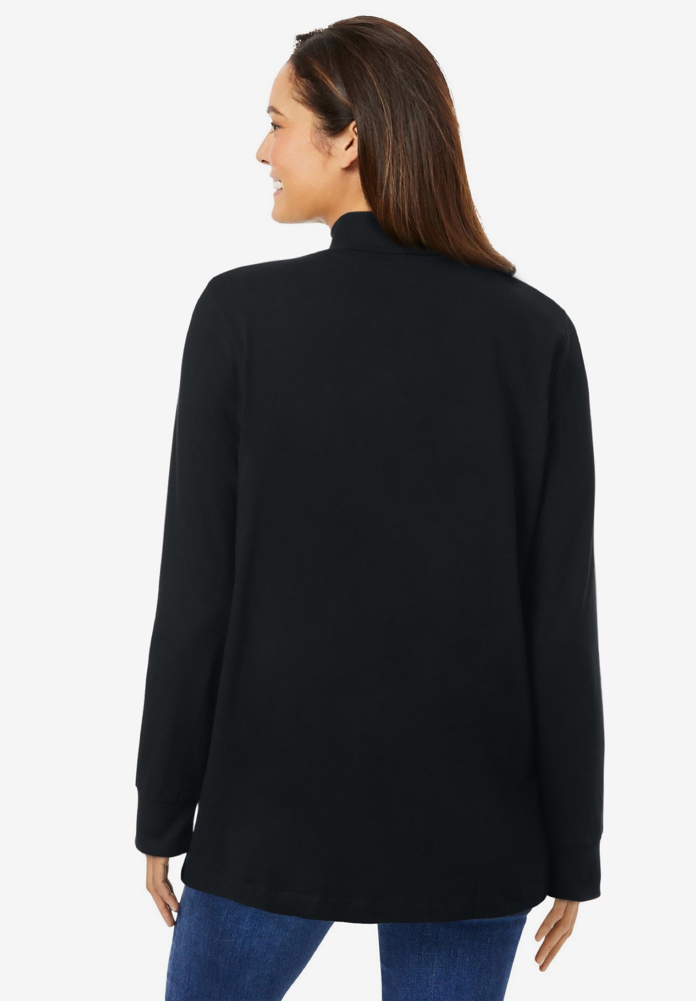 Perfect Long-Sleeve Turtleneck Tee image number 1