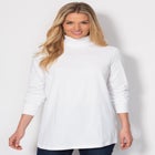 Perfect Long-Sleeve Turtleneck Tee image number null