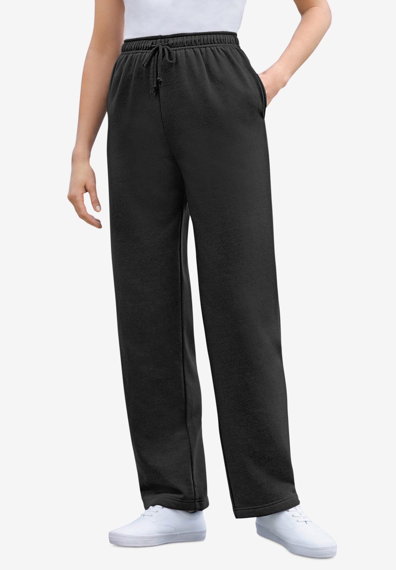 Better-Fleece Pull-On Drawstring Sweatpants image number 0