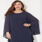 Sheer Elegance Chiffon Dress image number null