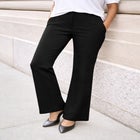 Mid-Rise Stretch Chino Bootcut Pants image number null