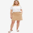 Stretch Chino Mid-rise Skort image number null