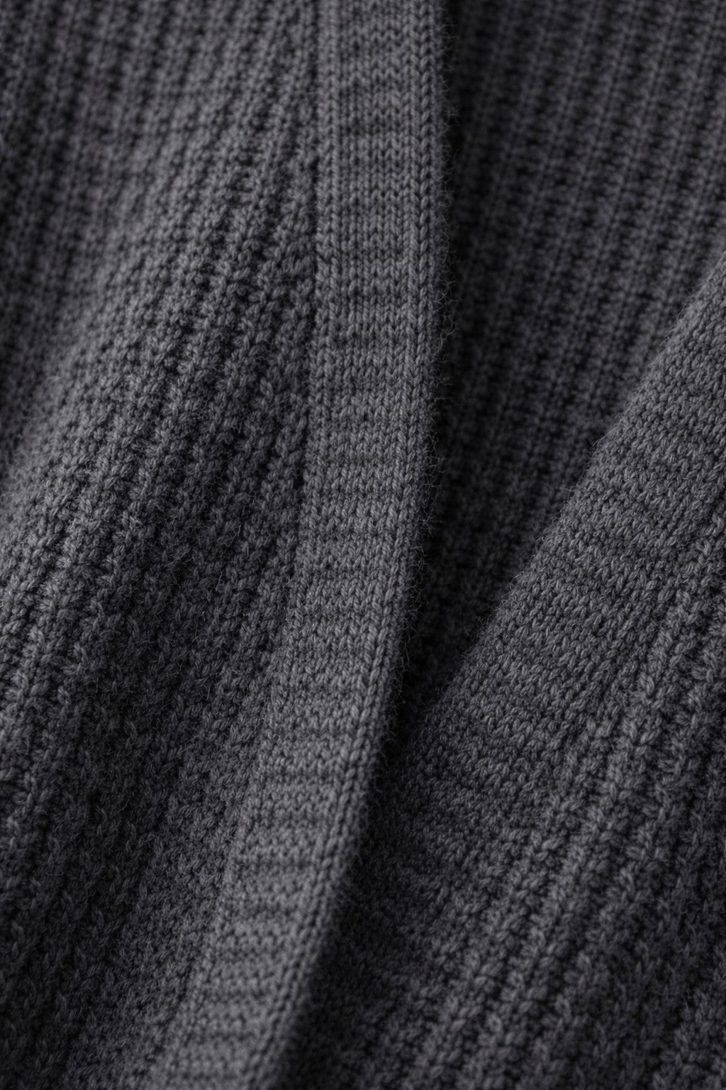 Open Front Long Ribbed Sleeve Waffle Cardigan image number 3