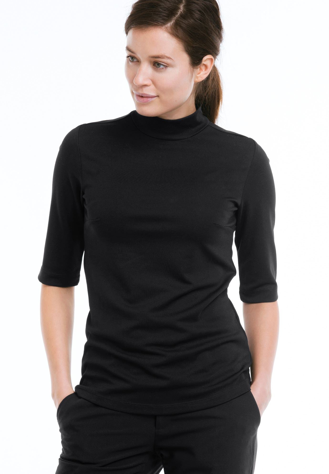 Mock Neck Tee image number 0