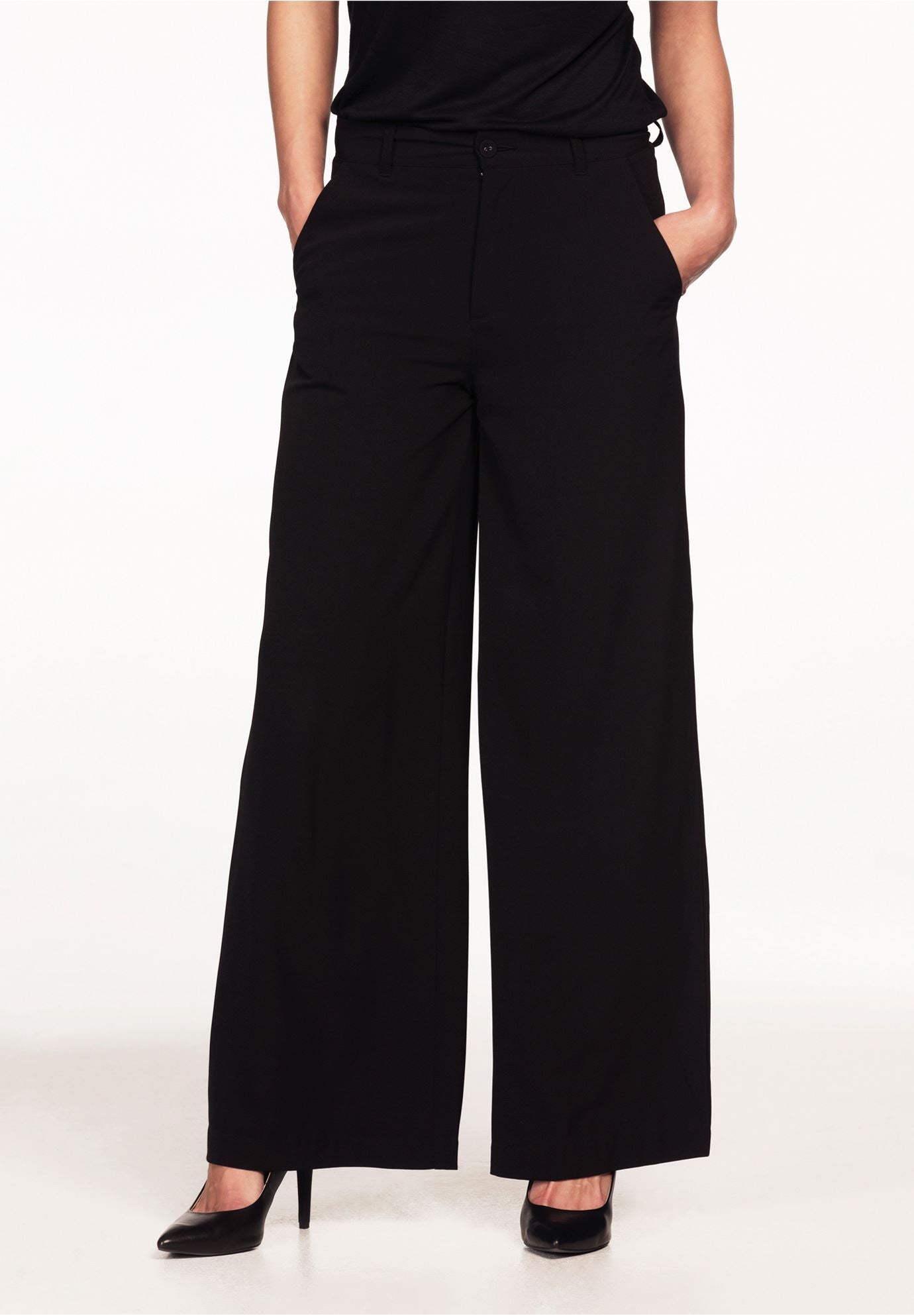 Woven Wide Leg Pants image number 0