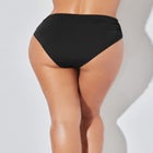 Side Shirred High Waist Swim Brief image number null