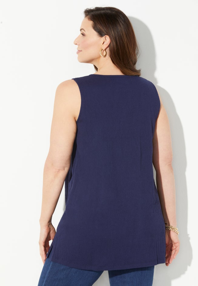 Sleeveless Gauze Tunic image number 1