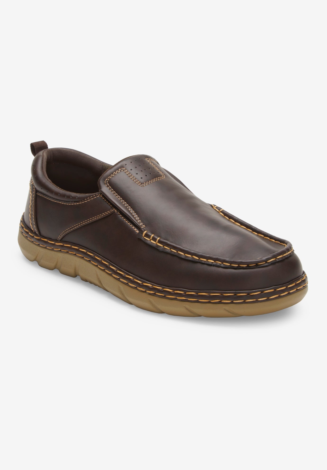  KingSize Casual Leather Slip On image number 0