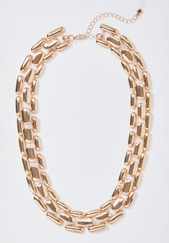 Woven Link Chain Necklace