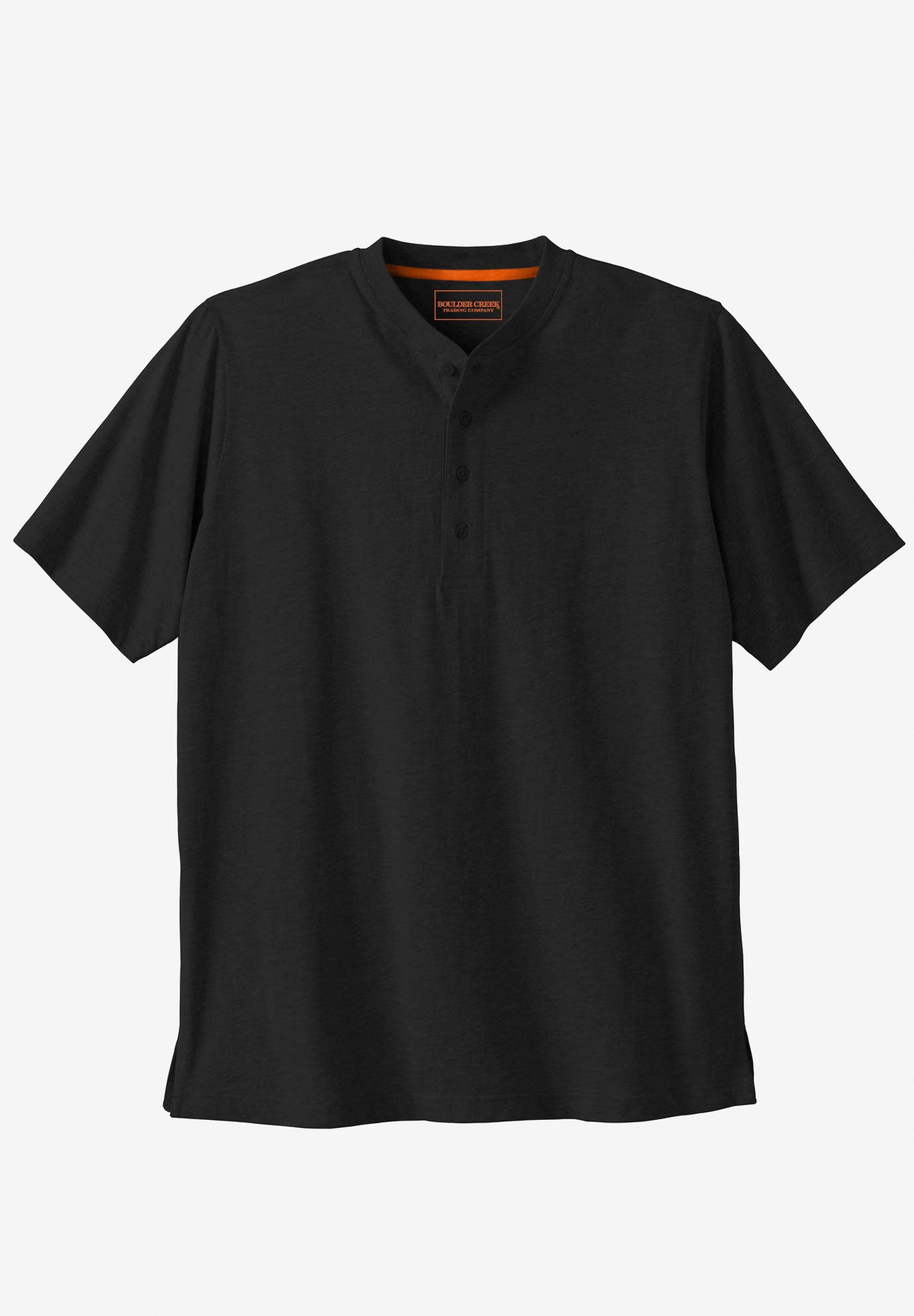 Heavyweight Short-Sleeve Henley Shirt image number 0