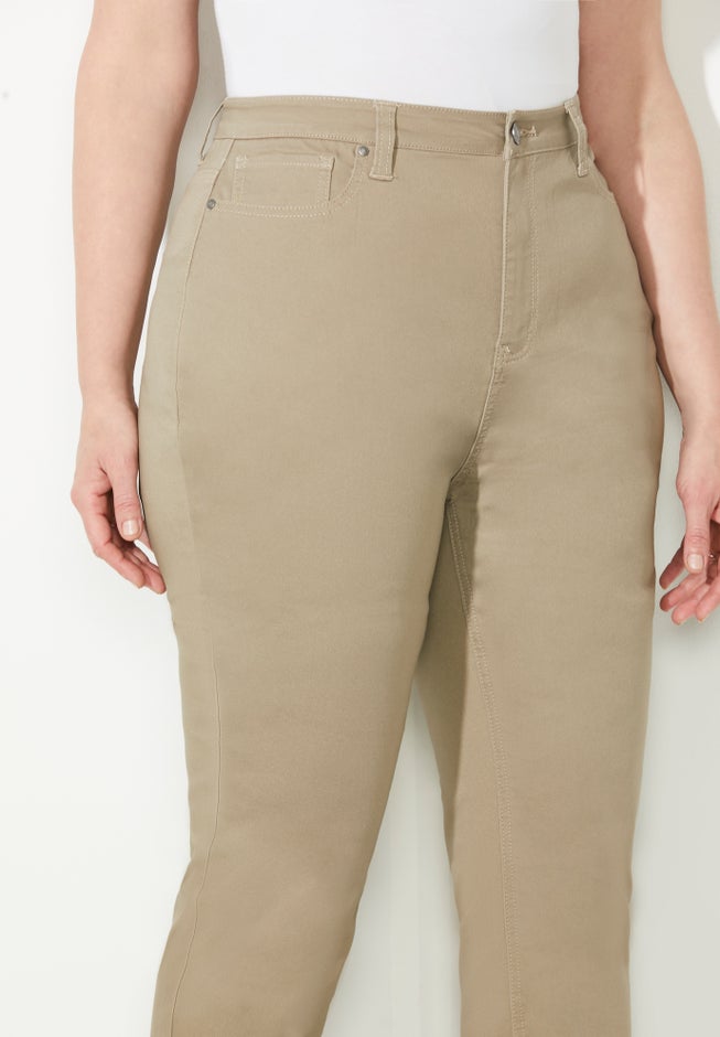 Sateen Stretch Curvy Pant image number 3
