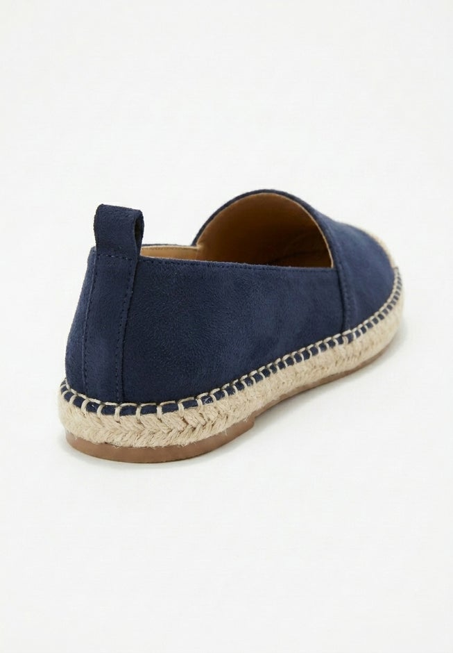 Faux Suede Slip-On Espadrille Flats image number 2