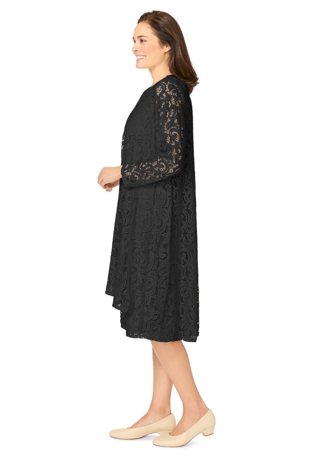2 piece Lace Jacket Dress image number 2