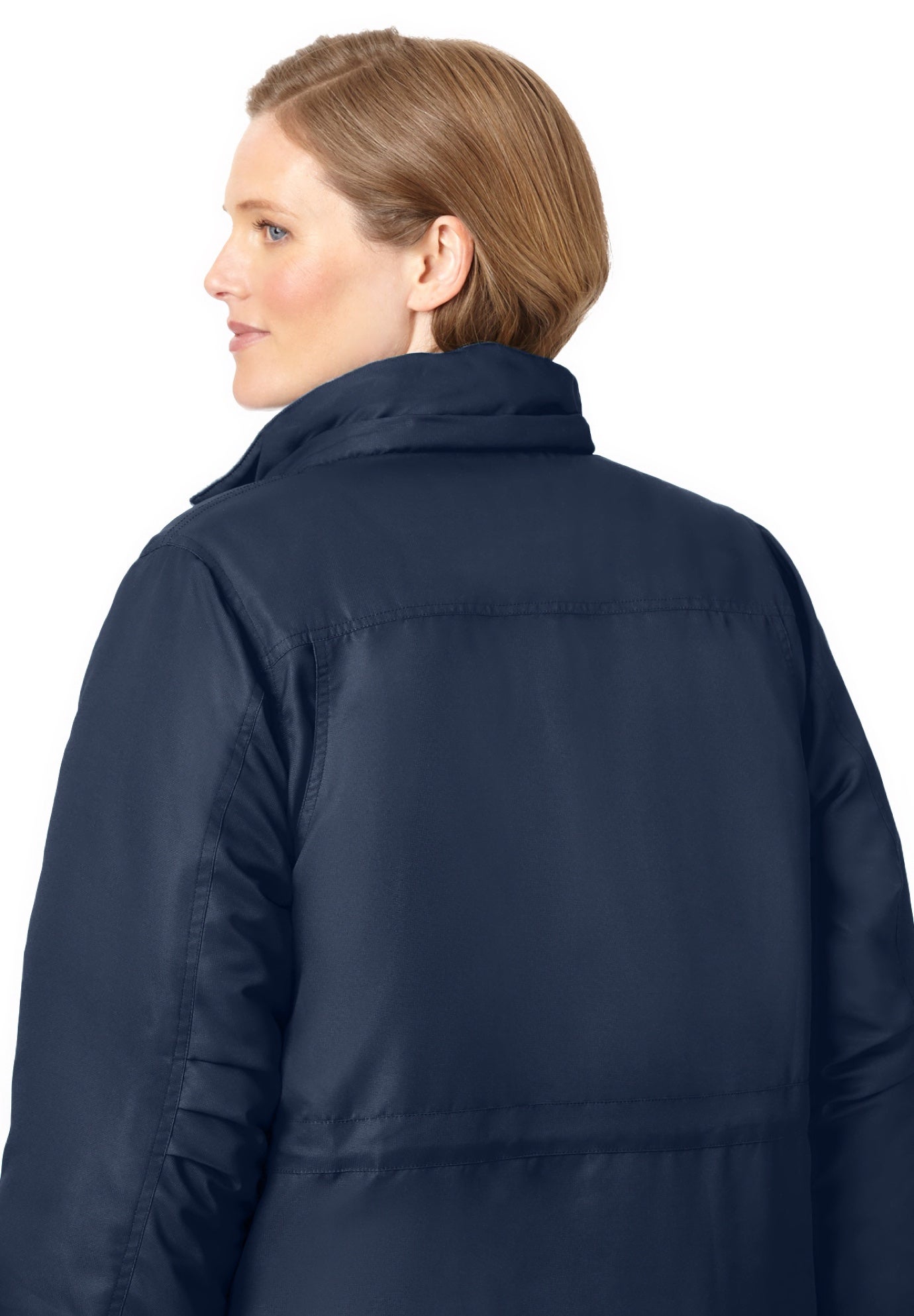 Mid-Length Microfiber Parka image number 5