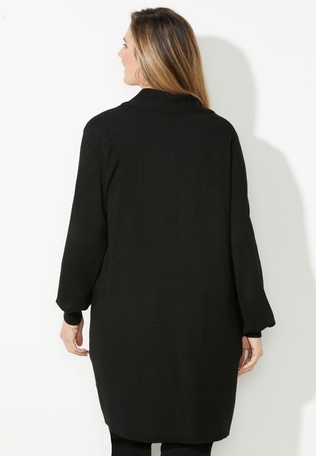 Liz&Me&reg; Draped Cardigan image number 1