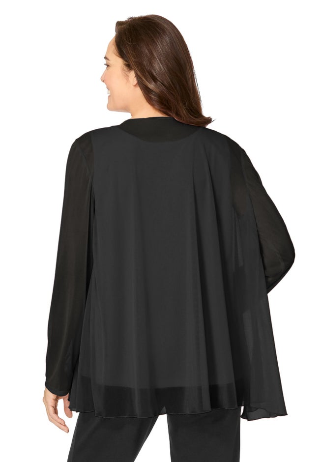 2-piece Sheer Jacket Set image number 1