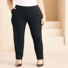 Liz&Me&reg; Slim Leg Ponte Knit Pant image number null