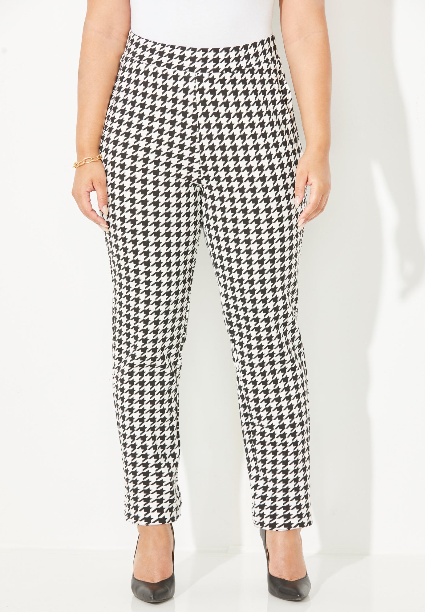 Liz&Me&reg; Slim Leg Ponte Knit Pant image number 0