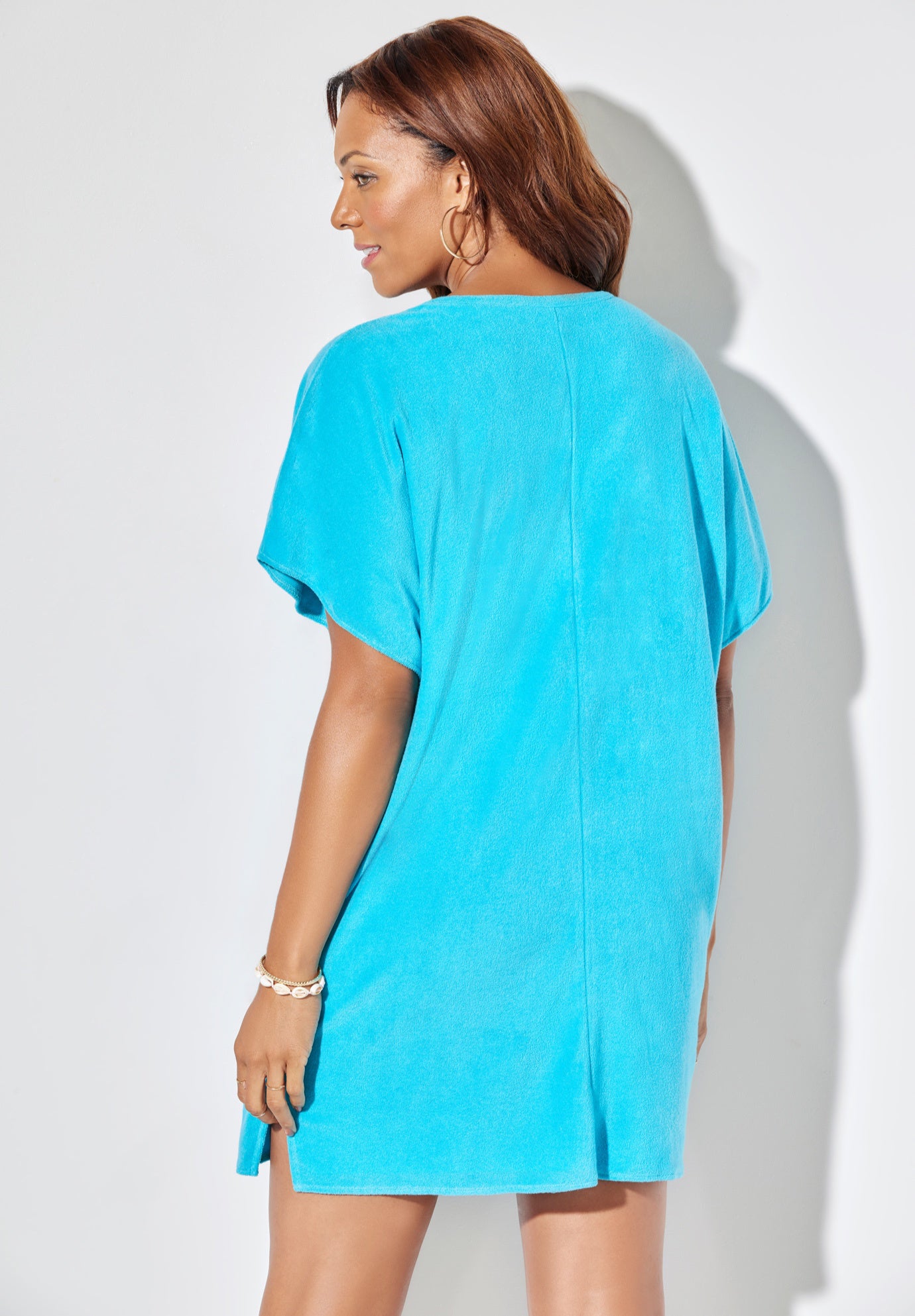 French Terry Lightweight Cover Up Tunic image number 2