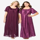 2-Pack Long Silky Gown image number null