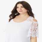 Cold Shoulder Ultrasmooth&reg; Fabric Tunic image number null