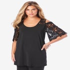 Cold Shoulder Ultrasmooth&reg; Fabric Tunic image number null