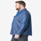 Long Sleeve Denim and Twill Shirt image number null