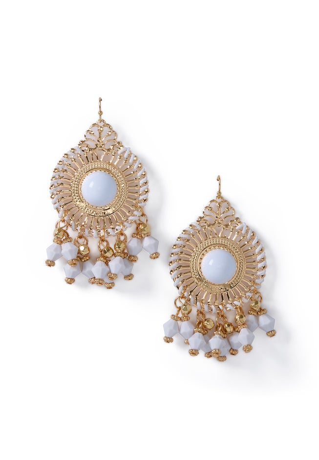 Beaded Drop Earrings image number 1