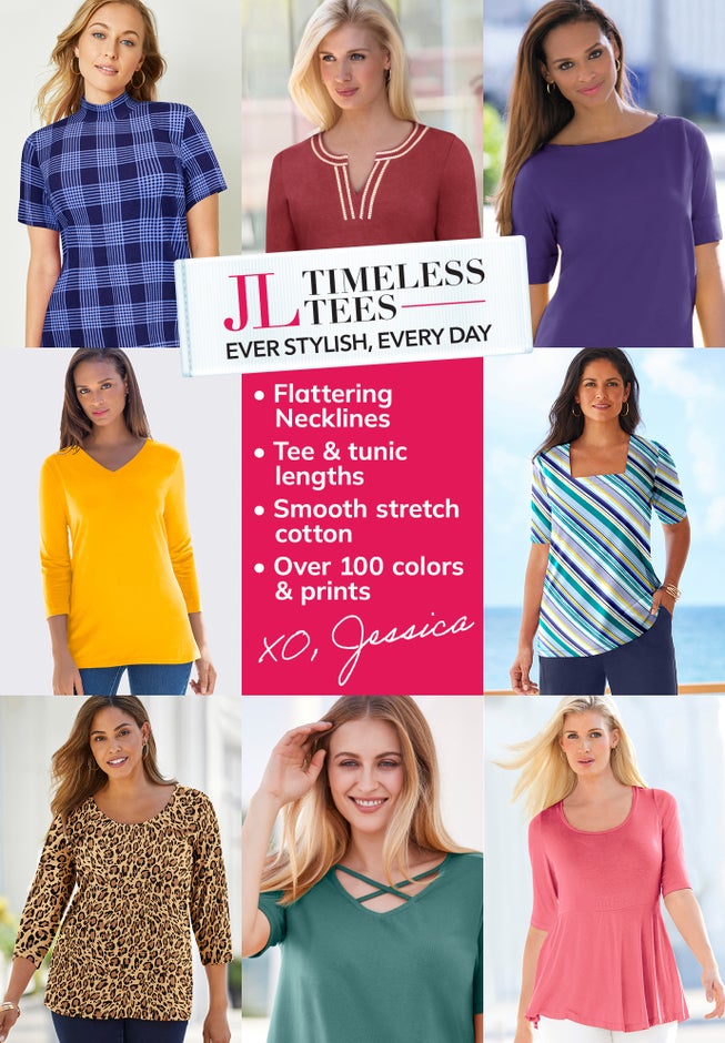 Stretch Cotton Peplum Tunic image number 2