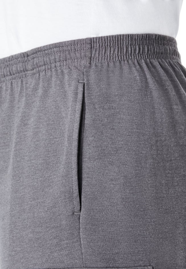 Men&rsquo;s Big & Tall Lightweight Jersey Cargo Sweatpants image number 2