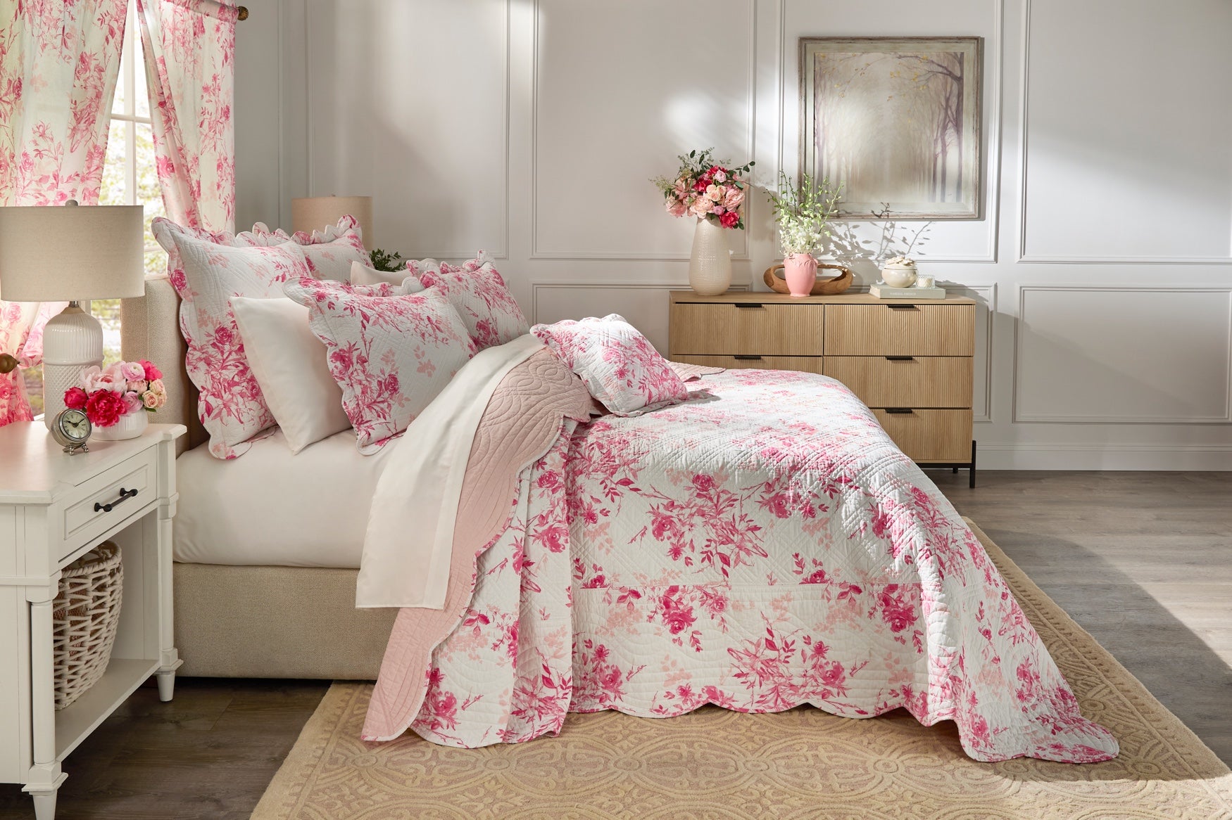 100% Cotton Florence Oversized Bedspread image number 1