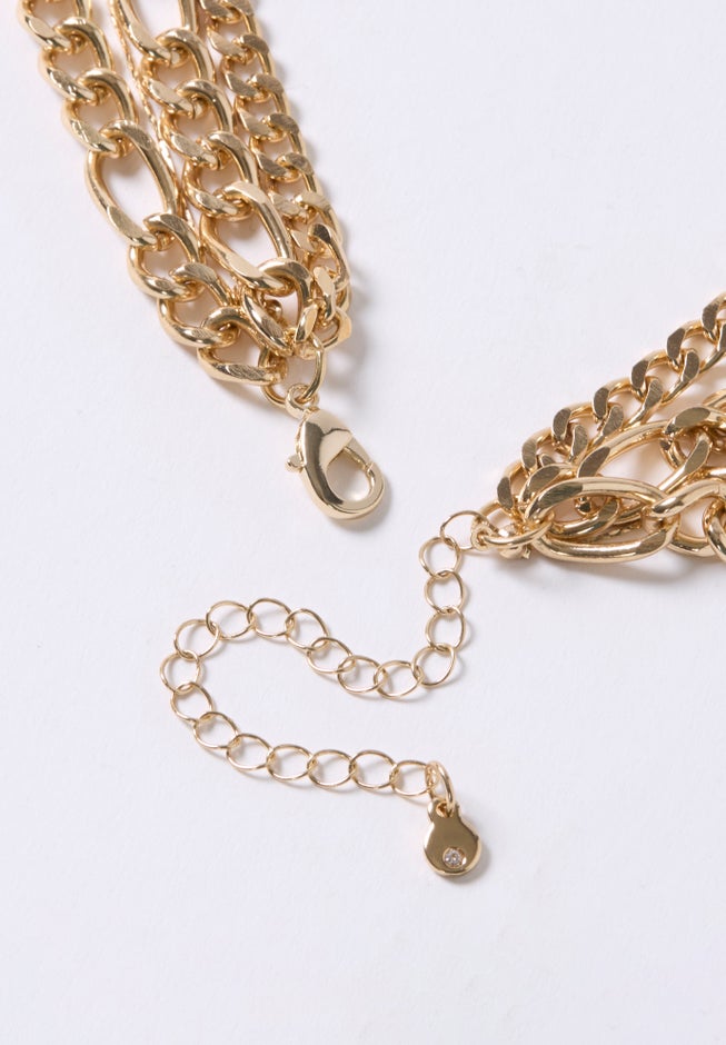 4-ROW LAYERED NECKLACE image number 2