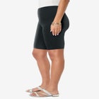 Plus Size Everyday Essential Stretch Bike Shorts image number null