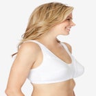 Cotton Front-Close Wireless Bra image number null