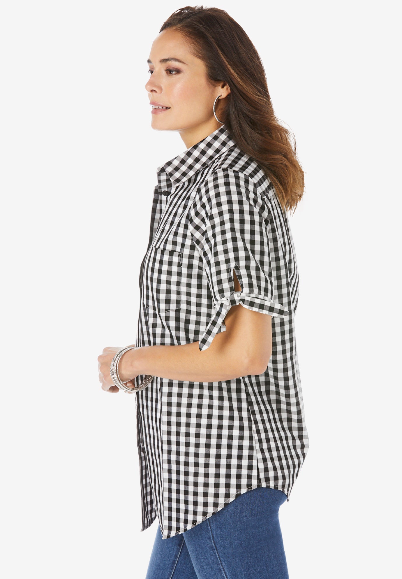 French Check Shirt image number 3
