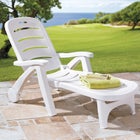 Resin Folding Lounger image number null