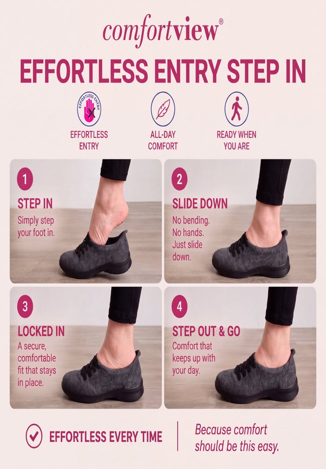 The Dina Effortless Entry Step-In Sneaker image number 5