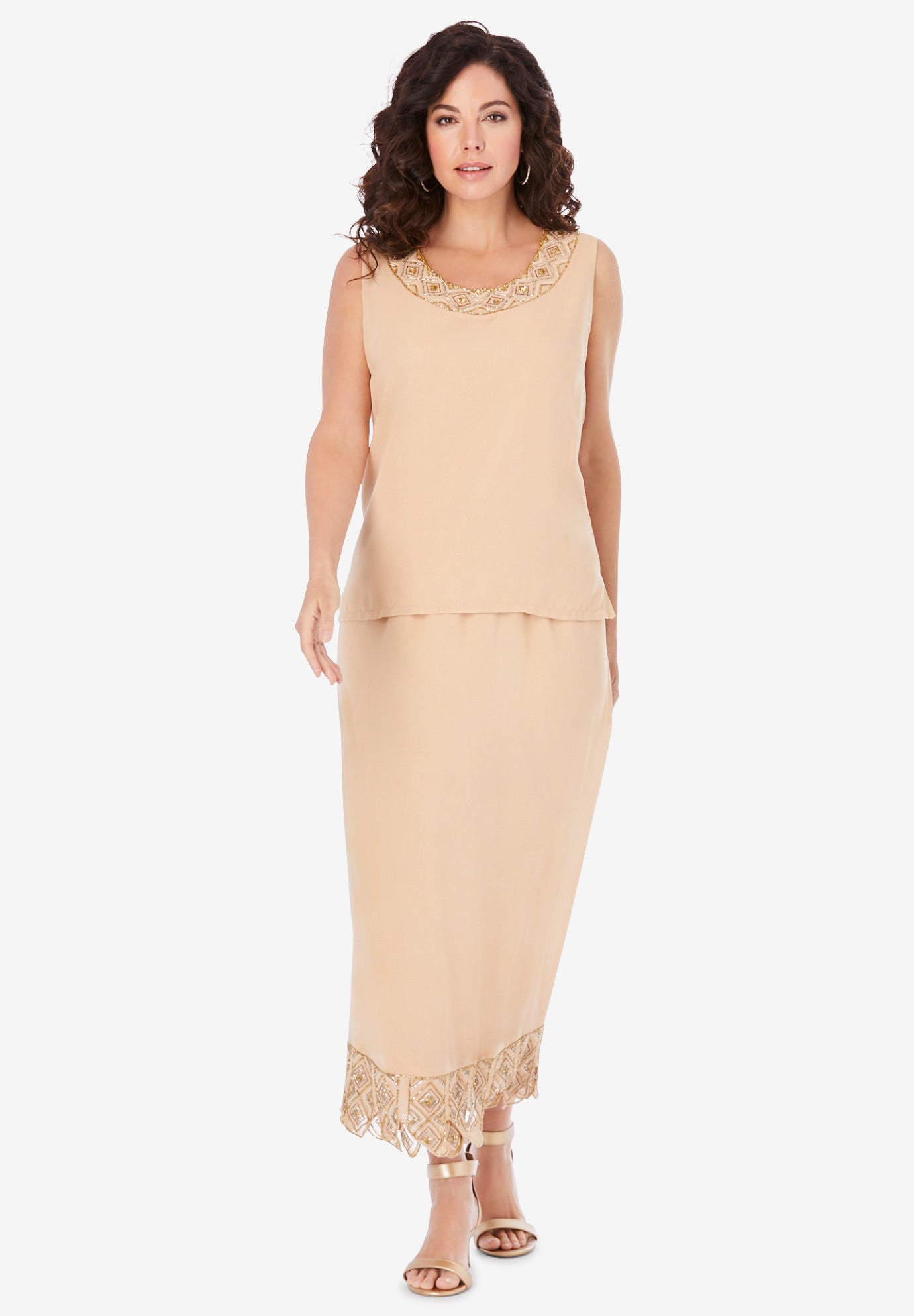 Beaded Skirt Set image number 5