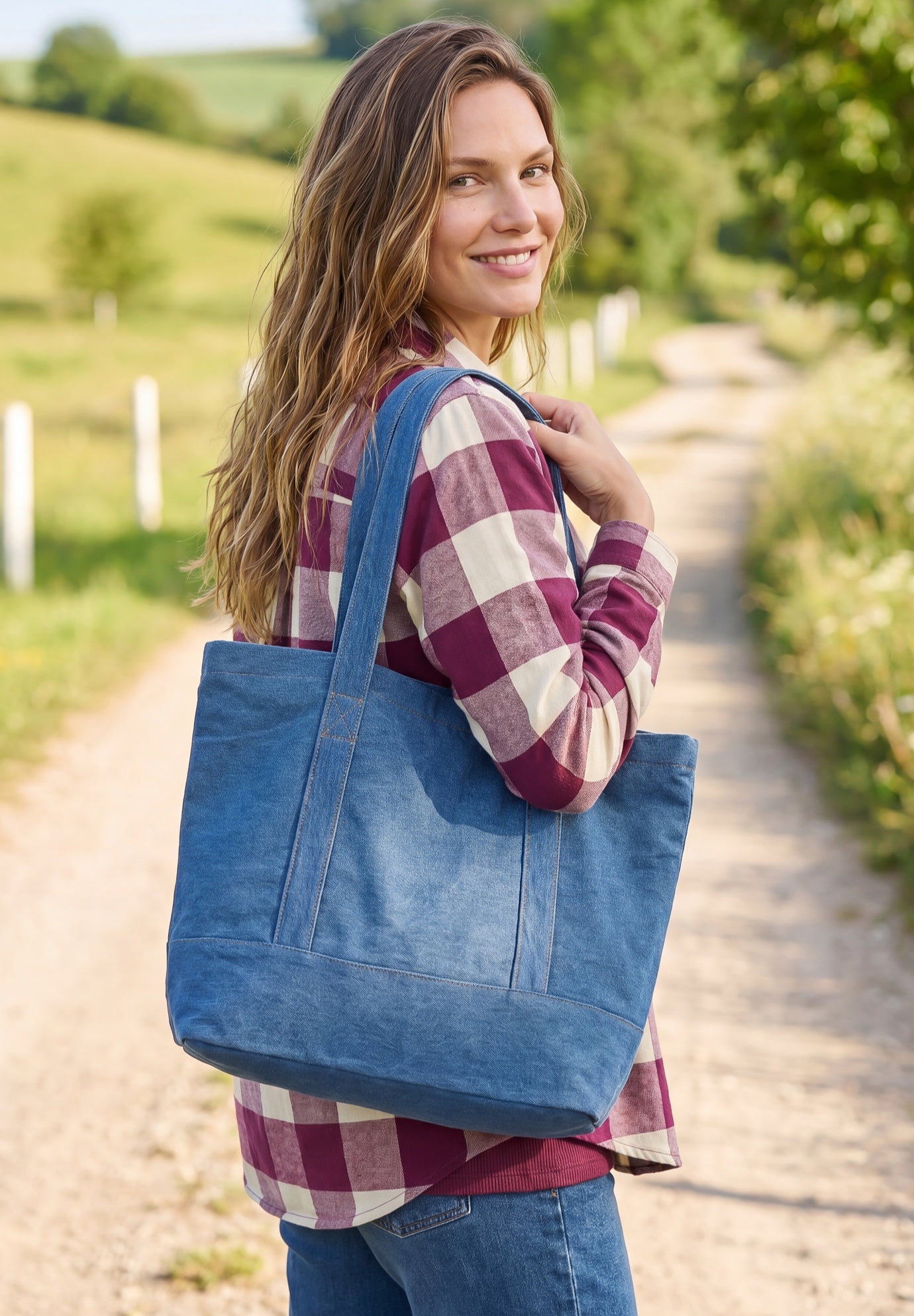 Denim Tote image number 0