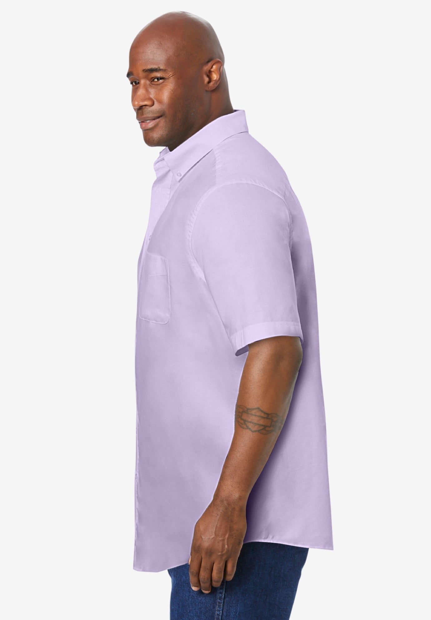 Short-Sleeve Wrinkle-Free Everyday Oxford image number 2