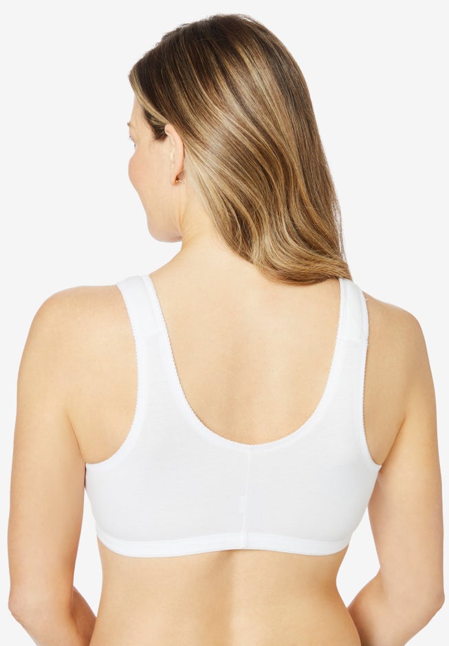 Leading Lady&reg; Meryl Cotton Front-Close Wireless Bra image number 1